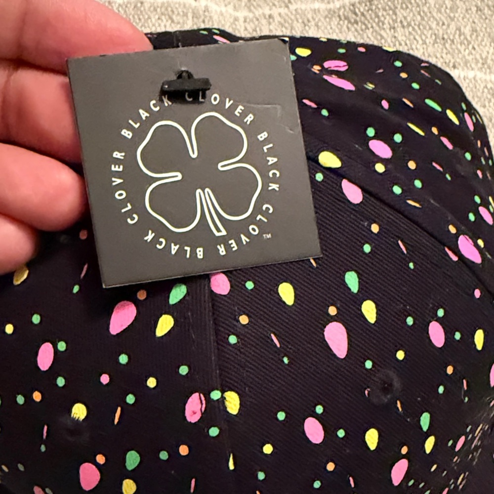 Black Clover TOP Golf Speckled Cap - Picture 7 of 8